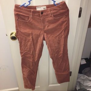 Corduroy skinny jeans